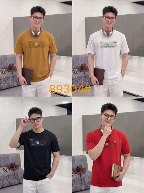 Style 89304 custom men's t-shirt on model