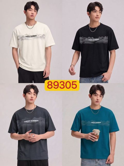 Style 89305 custom men's t-shirt on model